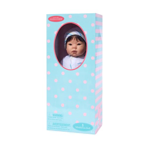 76025NewbornNursery BeautifulBaby19 BlackHair Box