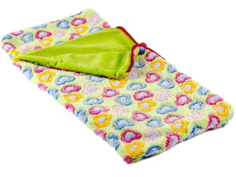 sleeping bag dolls green